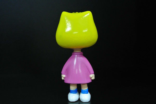 Lovely Sally Girl Small Plastic Figures With Yellow Hair Customized Material