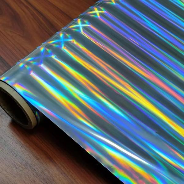 Various Designs Bopp Pet Good Holographic Effect Metalized Holographic Film for Packaging and Printing