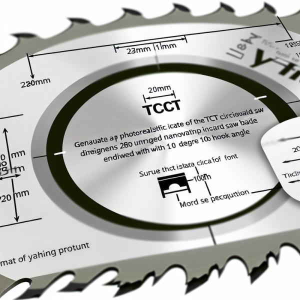 TCT Circular Saw Blade 280mm-1825mm 10 Degree Hook Angle