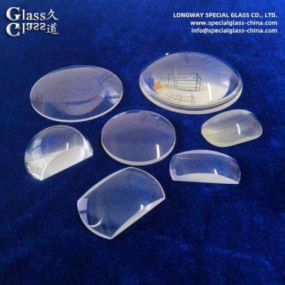 Lentilles de grossissement à borosilicate optique OEM pour les applications industrielles