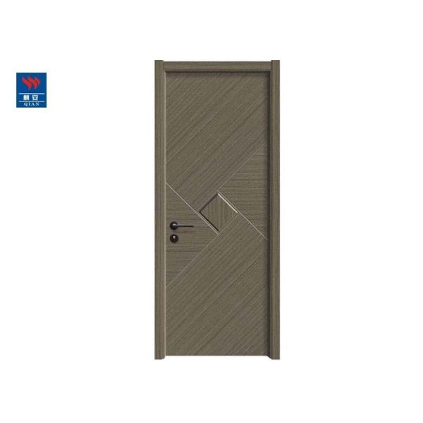 Apartment Security ECO-Friendly PVC WPC Interior Waterproof Wood Door In Turkish Nigeria