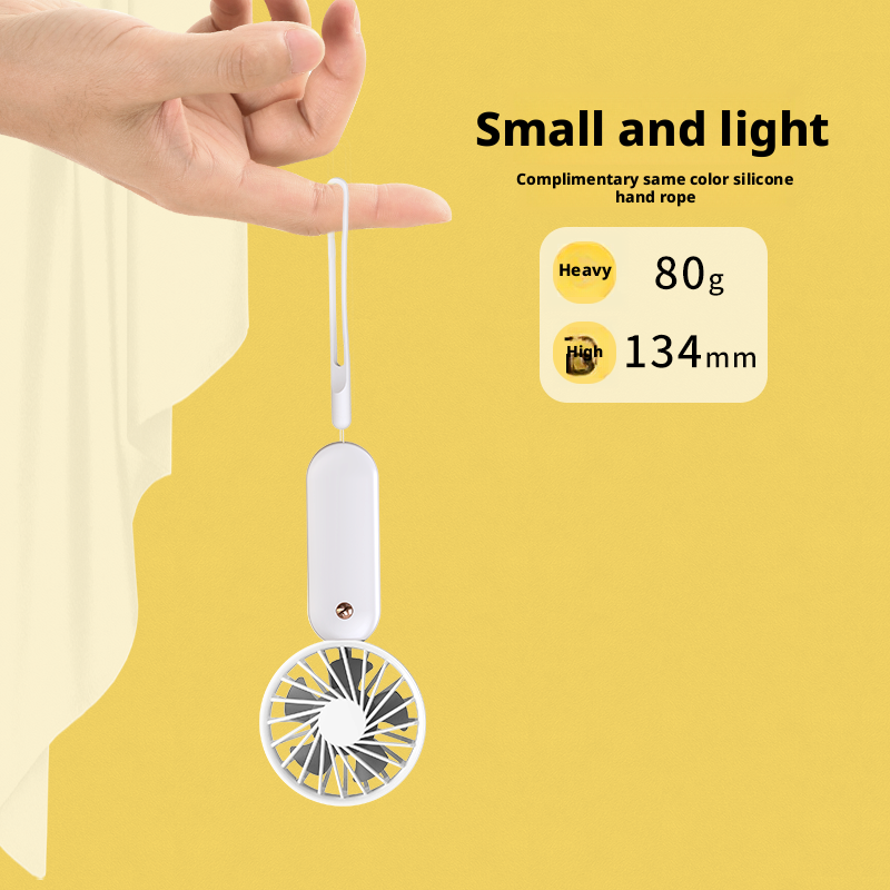 Plastic Body Portable USB Mini Air Conditioner Fan 3 Wind Speeds For Baby Use