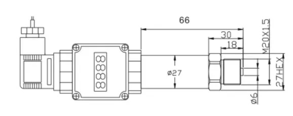 Передатчик 0 датчика давления масла дисплея СИД LCD | 100MPa