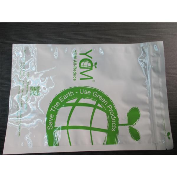 Food Safe Stand Up Zipper Pouch , Stand Up Resealable Bags With Zipper