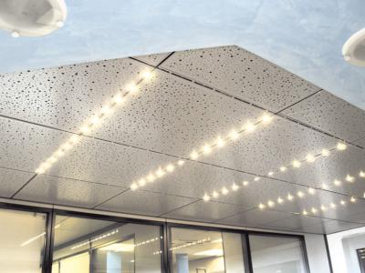Building Lay In Ceiling Panels Sound Insulation  For Exhibition Centre  Hospital