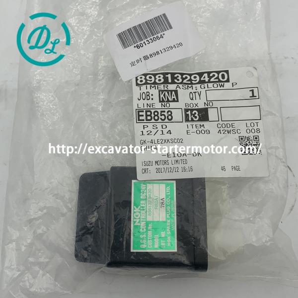 ISUZU 4LE2 Glow Plug Timer 60133064 8981329420 24VDC