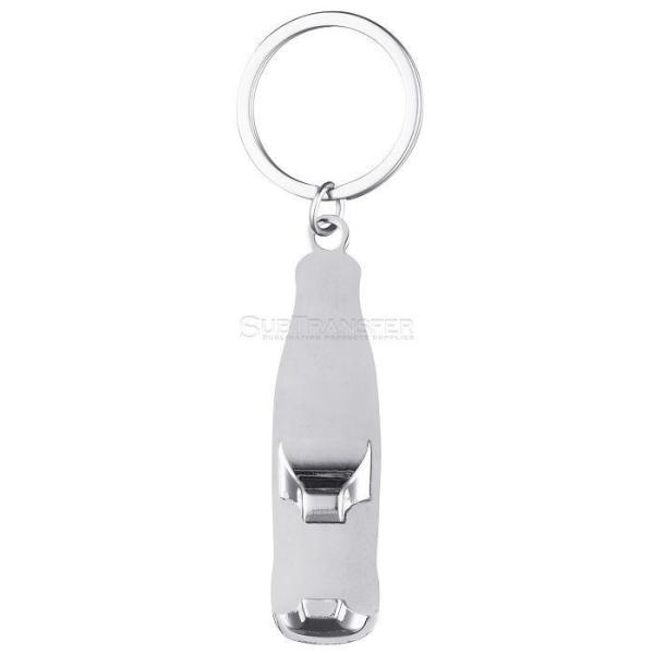 Ouvre-bouteille de sublimation avec porte-clés