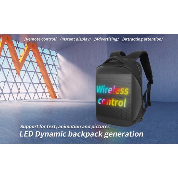 Programmable водоустойчивый рюкзак 24L приведенный с цифровым дисплеем 64x64