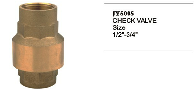 Vertical Forged 1 Inch Check Valve Brass INOJY5000 Series 1/2inch - 4inch Brass Check Valve