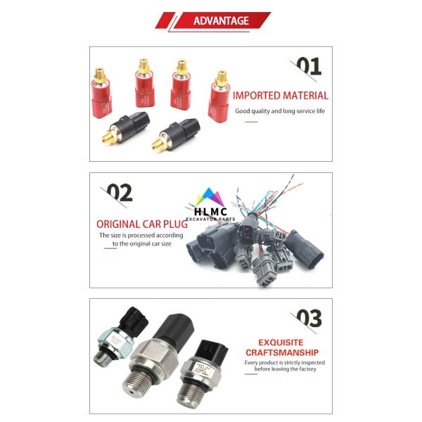 421-43-22922 4214322922 421-43-22921 WA380-3 Wheel Loader Parts PC200-8 Hyraulic Oil Low Pressure Sensor Switch