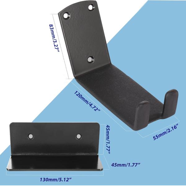 Metal Steel Bracket Bike Wall Mount for Standard Bikes in Indoor or Garage Storage