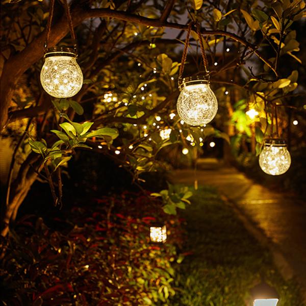 30 LEDs Fairy Light Solar For Mason Jar Lid Insert Color Changing Garden Decor Christmas Lights Outdoor Wedding Decor