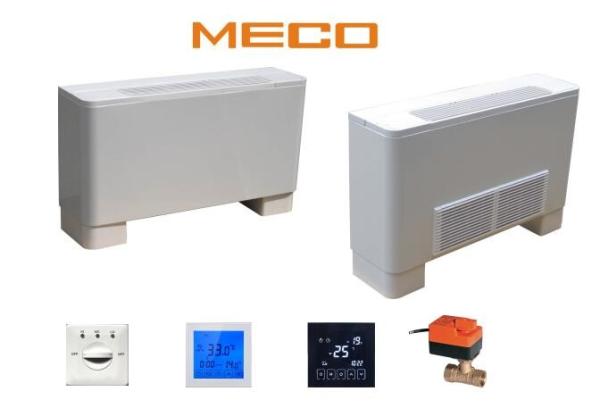 European Style Floor Mounted Fan Coil Units With LED Controller 0.5TR To 3.5TR Capacity