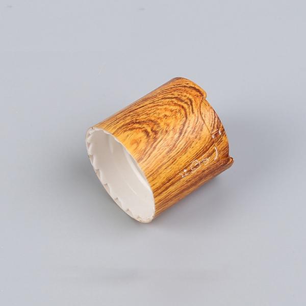 Пластмасса влияния крышек бутылки лосьона Tassel 28-410 деревянная разливает крышки по бутылкам диска верхние