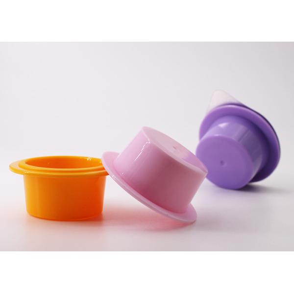 устранимые небольшие круглые пластмасовые контейнеры 10г для упаковки маски Аква Силк