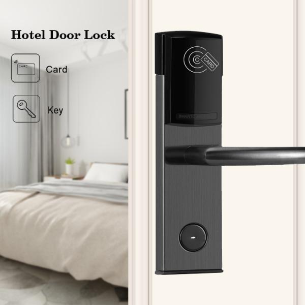 Карта замков DC6V RFID гостиницы нержавеющей стали Keyless умная запирает 4AA алкалическое