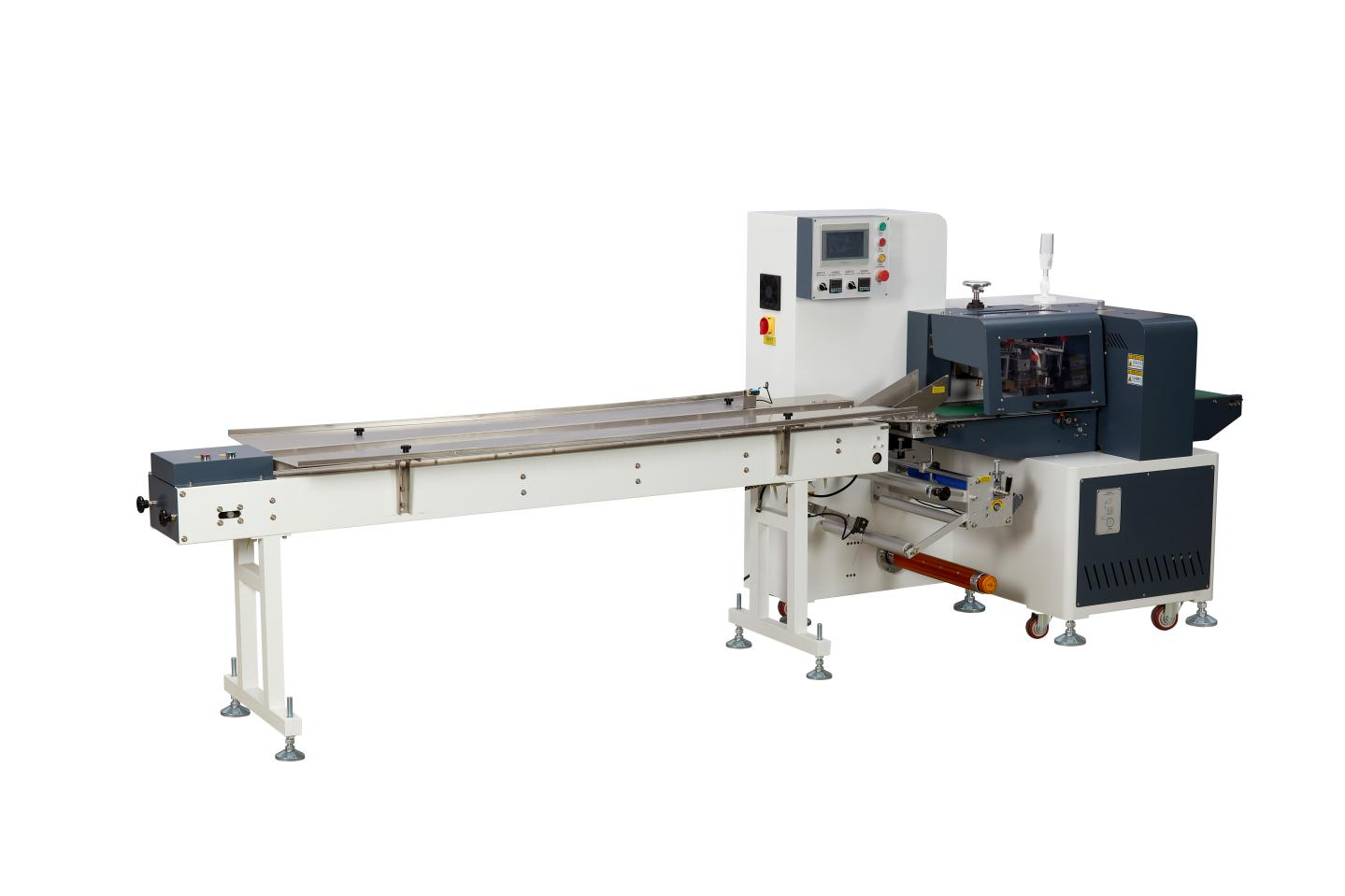 Color Mark Tracking Flow Pack Machine Large Format Flow Pack Wrapping Machine