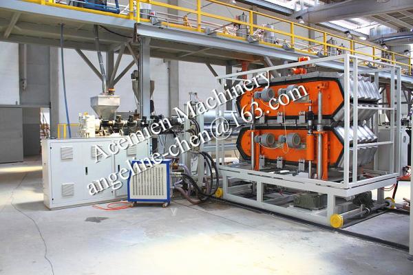 Plastic PVC+ASA/PMMA colonial antique roof tile shingle forming machine production line