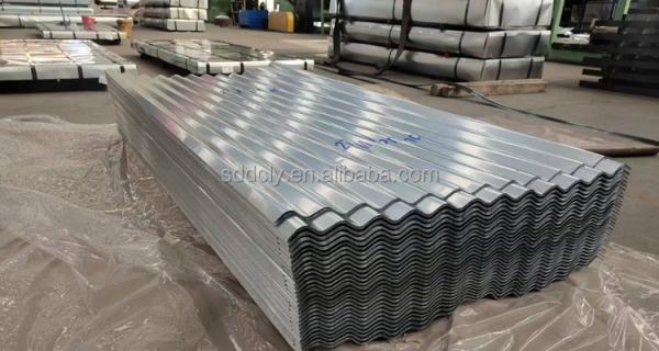 DX51D Grade Galvanized Aluminum Corrugated Roofing Panels with Z61-Z90 Coating