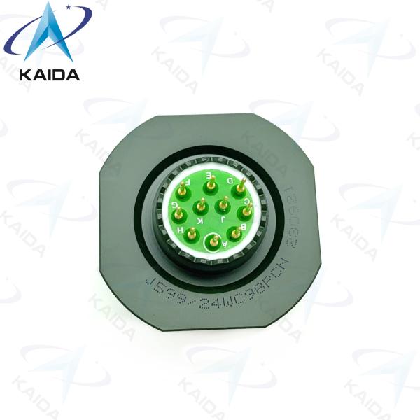 10 штифтов мужского пола Консервный яблок для MIL-DTL-38999 серии III. D38999/24WC98PCN.PCB тип. Оливково-зеленый Кадмий