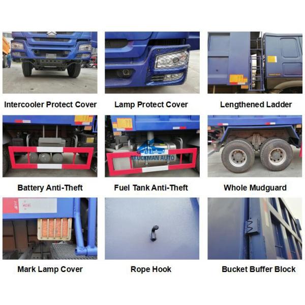 Howo Dump Truck 371hp For Ghana