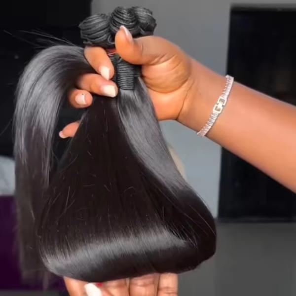55% Longest Hair Ratio Brazilian Hair Bundles for All Color Dying