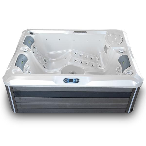 Pearl White Massage Spa Bathtub Outdoor Hot Tubs For 3 People