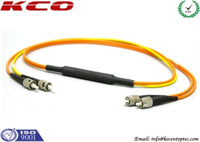 O modo que condiciona o ST ao cabo de remendo milímetro da fibra ótica do duplex de FC transforma no cabo de remendo da manutenção programada
