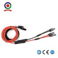Extensão do núcleo 4mm2 do TUV XLPE cabo solar da única com o conector solar fêmea masculino