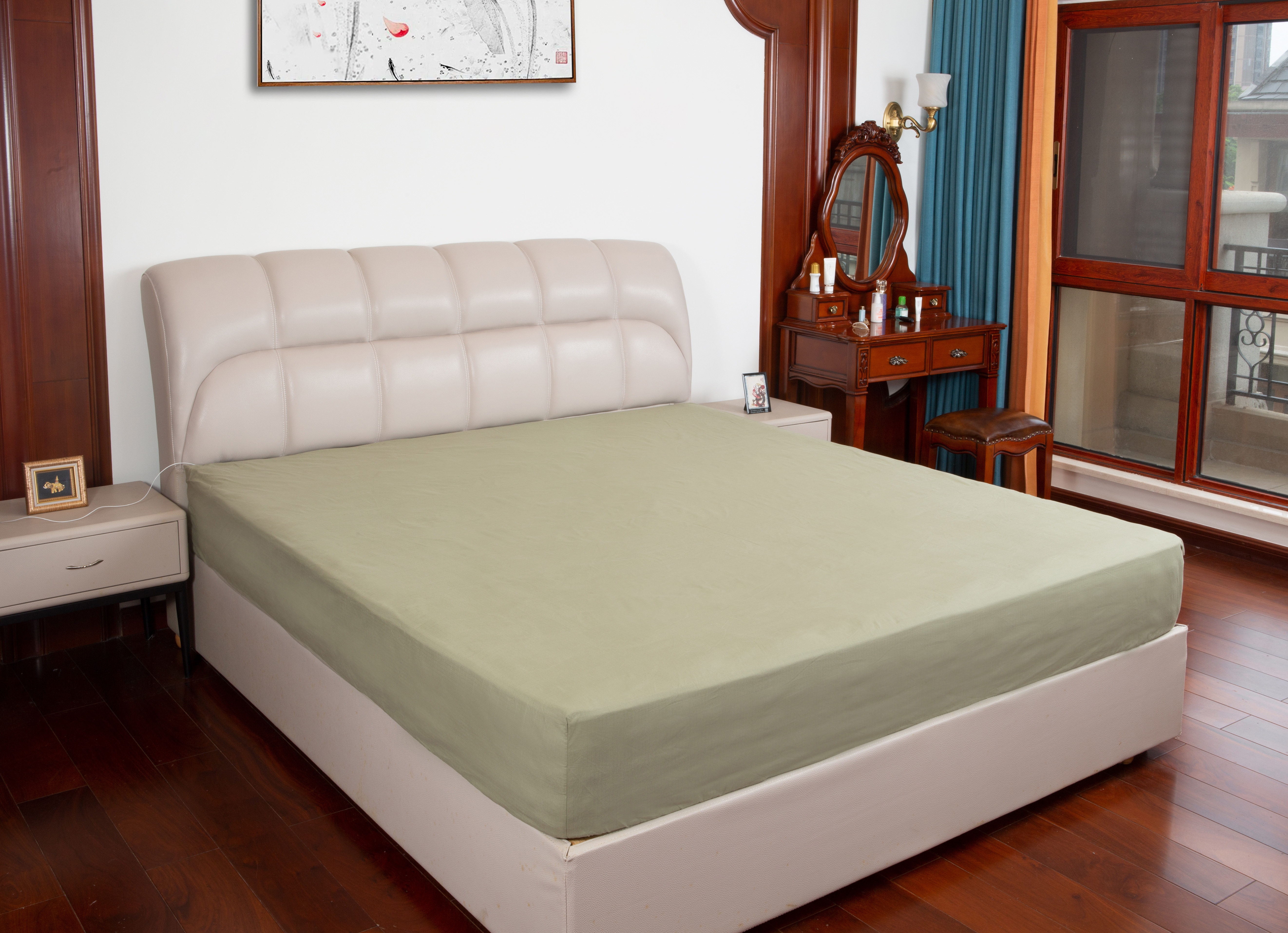 Silver Fiber Bed Sheets with Anti-Microbial Health & Grounding Cord Safety Product Category