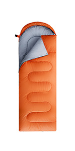 Camouflage Camping Sleeping Bag, Adults & Kids Seasons Warm Cold Weather Hiking Camping Indoor Outdoor Use