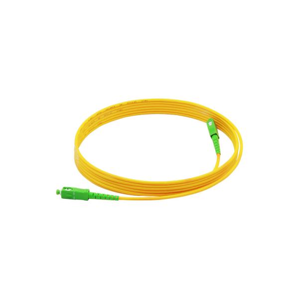 China Manufacturer SC APC Fiber Optic Patch Cord High Quality For FTTH Network 3.0m Customized