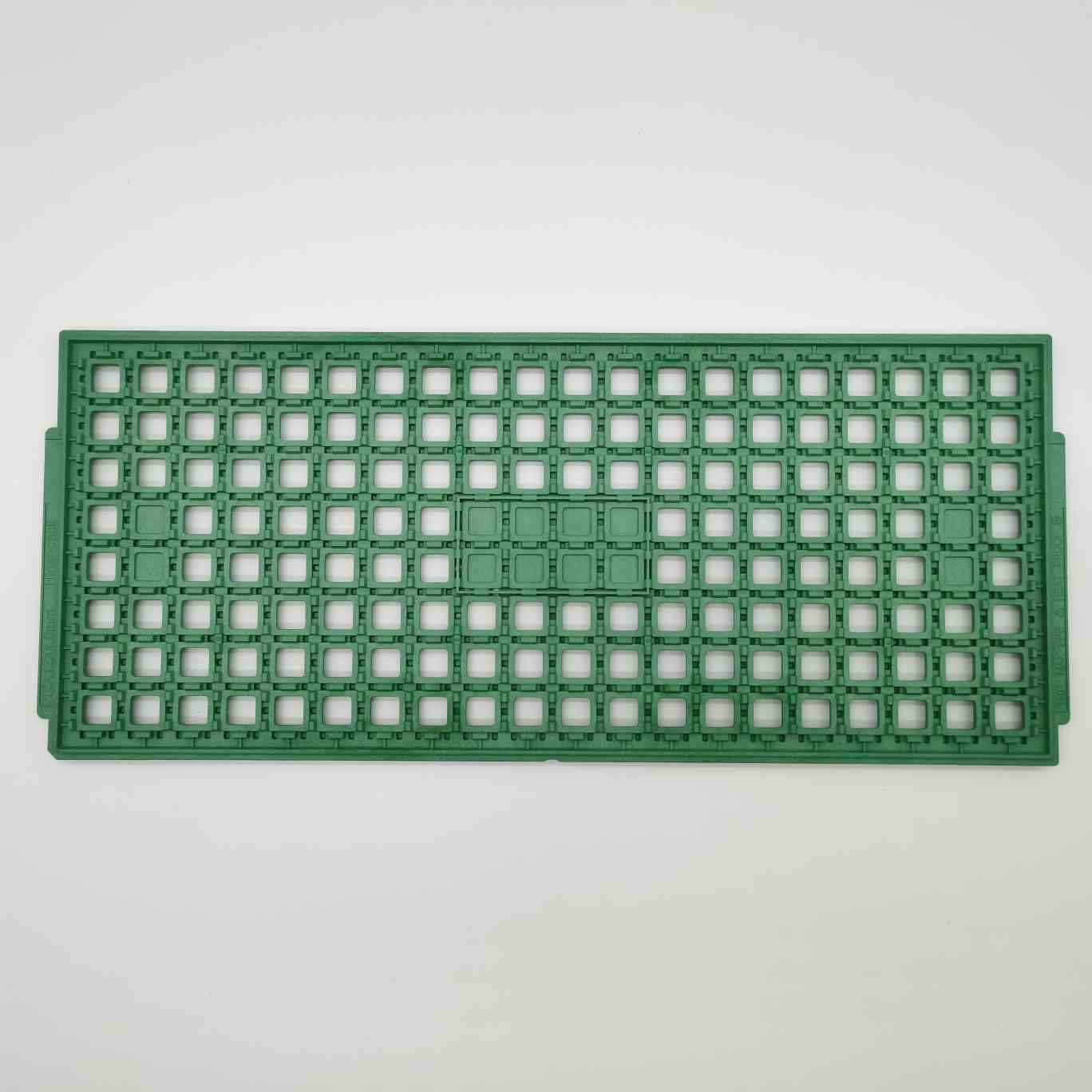 Антистатические ПЭП Зелёный JEDEC IC подносы для чипа и модуля