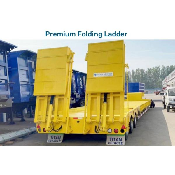 TITAN 3 Axle Low Bed Semi Trailer for Sale Price