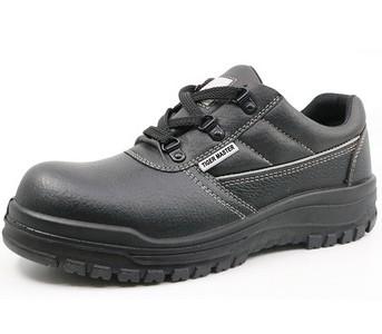 Oil Resistant PPE Safety Shoes Non Slip Black Leather Steel Toe Malaysia
