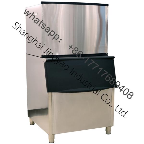 Cafeteria Equipment Cube Ice Making Machine for Juice Bar 750W and Ice Block Shape
