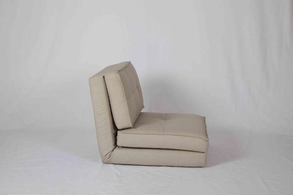 Removable Cover Convertible Single Sofa Bed For Small Rooms , Folding Couch Bed