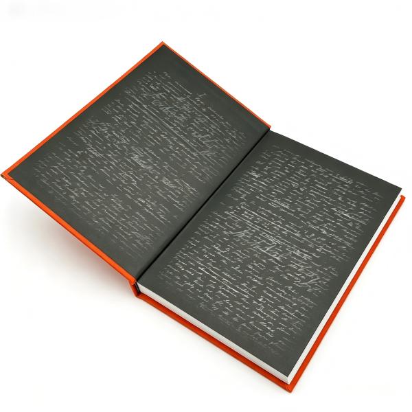 custom high quality hardcover book printing-cloth or fabric material