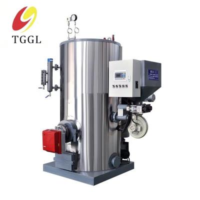 Caldeira de Vapor Vertical 200kg Gerador de Vapor Alimentado a Gás Natural para a Indústria de Vestuário