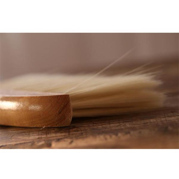 Brosses blanches du poil d'animal de fibre de la couleur 100% pp avec long Handdle