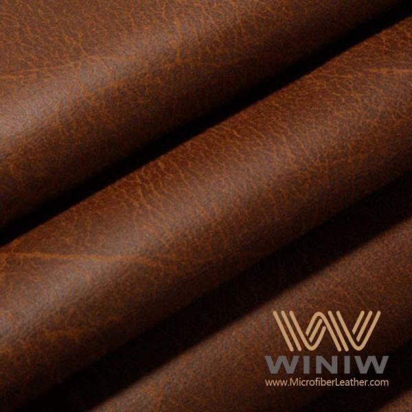 Furniture Microfiber PU Synthetic Leather Tear Resistant Sofa Upholstery Leather