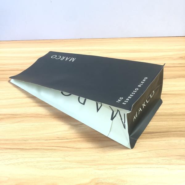 454g 250g 200g Saco de café personalizado Inovadora válvula de escape unidirecional