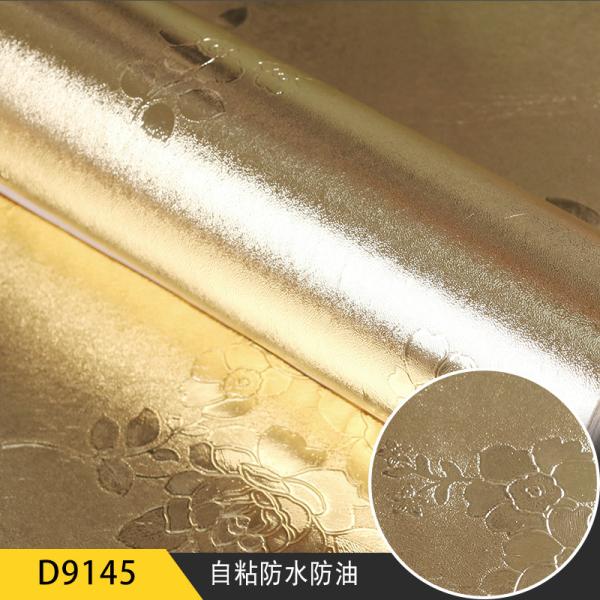 Waterproof Kitchen Backsplash Wallpaper Stickers Matt Surface and Aluminum Foil Film