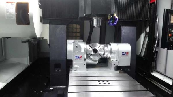 Pneumatic Brake 5th Axis CNC Machine Rotary Table Tilting Index Turntable
