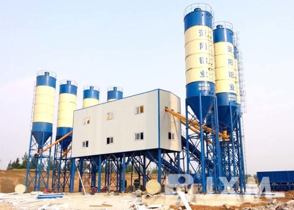 120M3 Stationary Concrete Batching Plant JS2000 2M3 Concrete Mixer