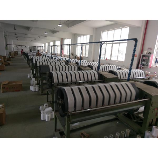 Low Shrinkage Raw White Spun Polyester Yarn High Strength Sewing Thread Anti - Pilling