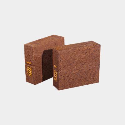 1450°C Magnesite Refractory Bricks Magnesia Iron Spinel Brick For Cement Rotary Kiln Furnace