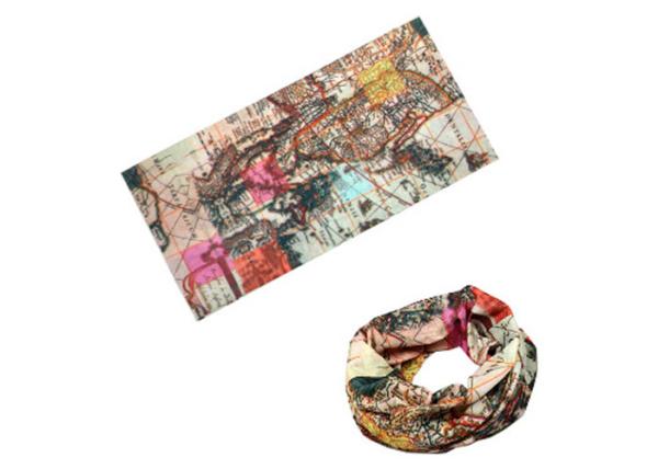 Funny Design Motorcycle Head Wraps , Comfortable Neck Tube  Low Fiber Properties