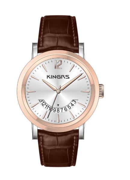 Water Resistant Stainless Steel  Watches Fashion Casua Leather Band