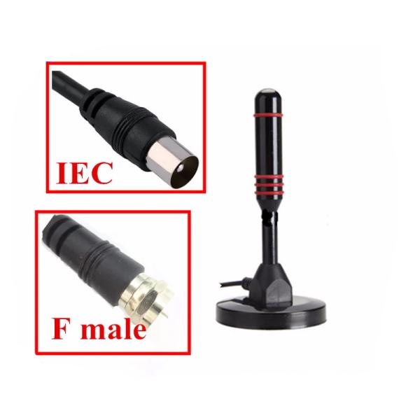 High Gain Car DVB Receiver HD Power TV 1080P VHF UHF Satellite Magnetic Portable Indoor TV Antenna